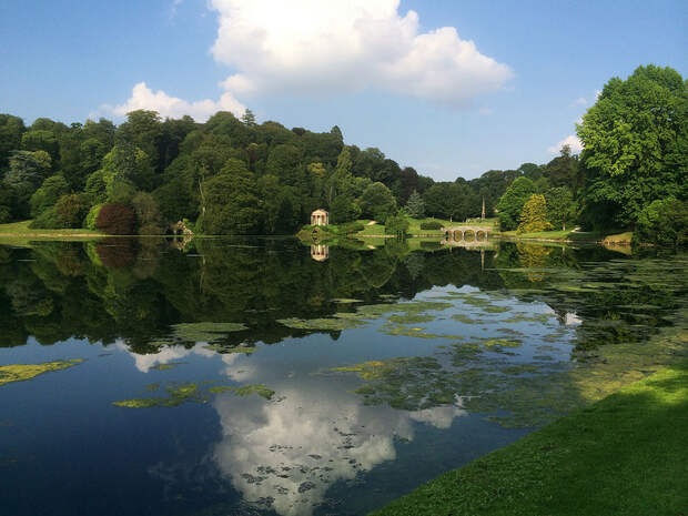 Stourhead Gardens lake #scenery #lake