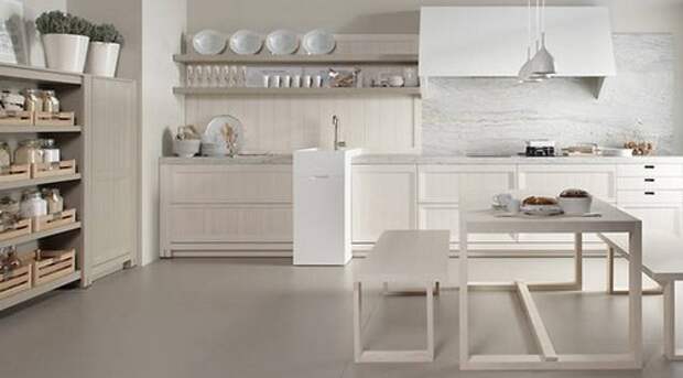 Уютная кухня с намеком на бежевый, Muebles Dica Уютная кухня с намеком на бежевый, Muebles Dica
