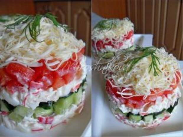 Фото к рецепту: Подборка 10 ти салатов с помидорами