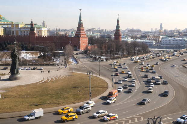 В центре Москвы перекрыли движение