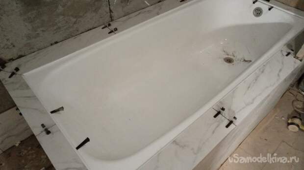 Чугунная ванна с подогревом