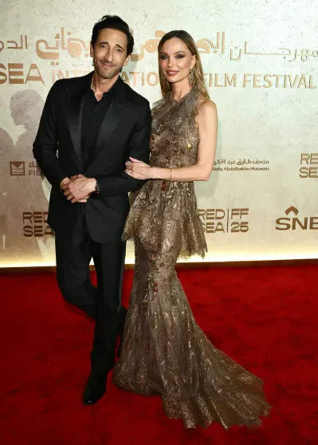 Эдриан Броуди и Джорджина Чапман