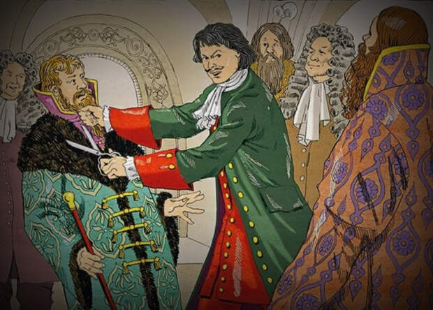 Странные забавы Петра Великого от которых не было пощады ни дворянам, ни холопам