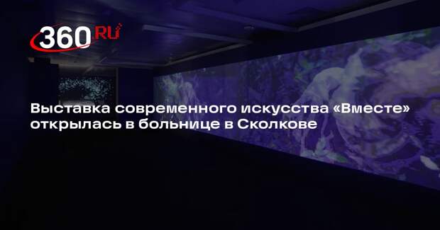 Выставка современного искусства «Вместе» открылась в больнице в Сколкове