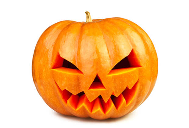 The Worst (and Best!) Pumpkin-Flavored Foods // Worst Pumpkin Foods: Angry jack-o-lantern pic c Thinkstock