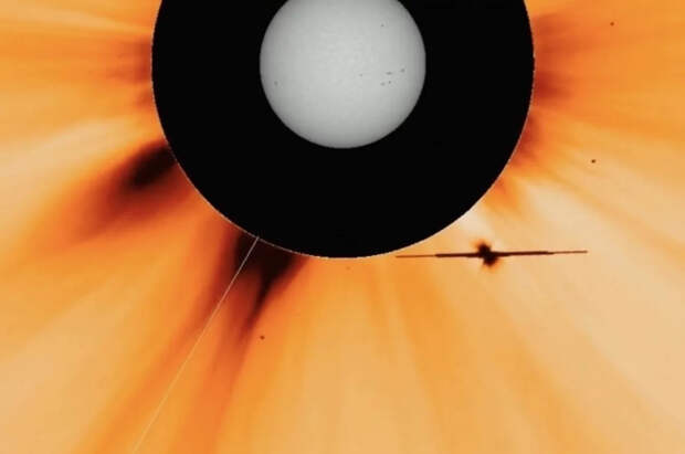 ИКИ РАН показал кадры рождественского соединения Венеры и Марса с Солнцем