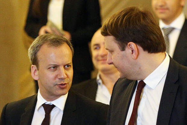 Вице-премьер Аркадий Дворкович и министр экономического развития Максим Орешкин