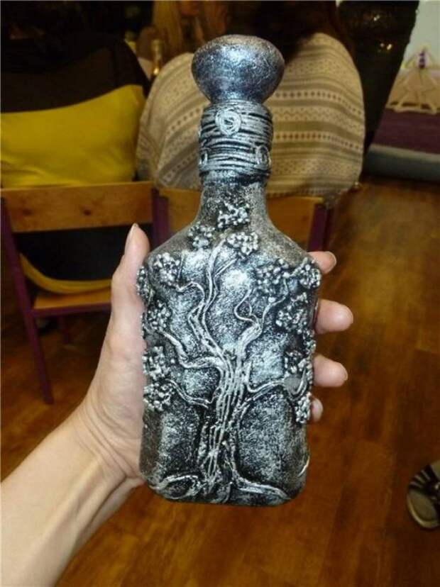 Декупаж бутылок своими руками