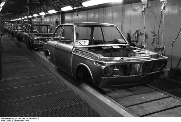 Как собирали BMW в 60-х годах прошлого века авто, история, bmw, производсство, завод