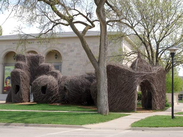 Stickwork by Patrick Dougherty