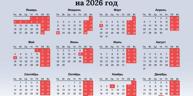 Планируем отпуск на 2026 год: как отдохнуть дольше и выгоднее