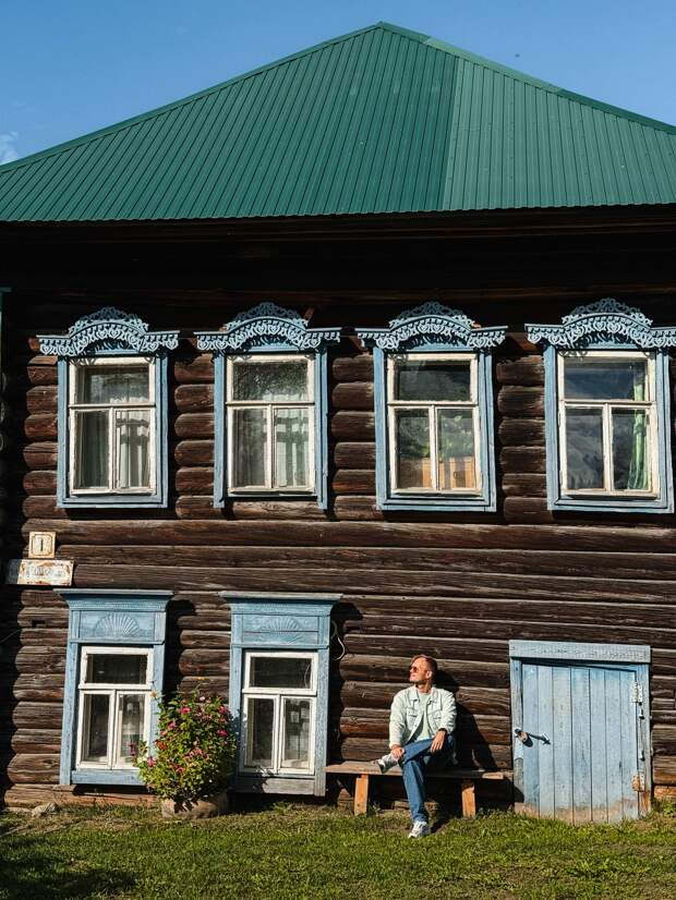 Наличники русских домов и изб