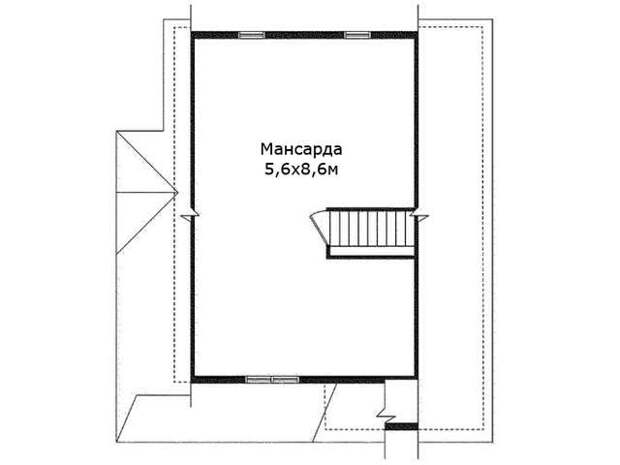 проекты дачных домиков с мансардой