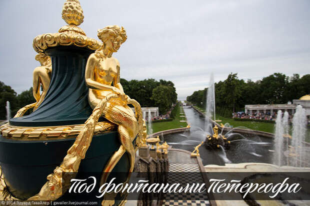 Путешествие по фонтаны Петергофа