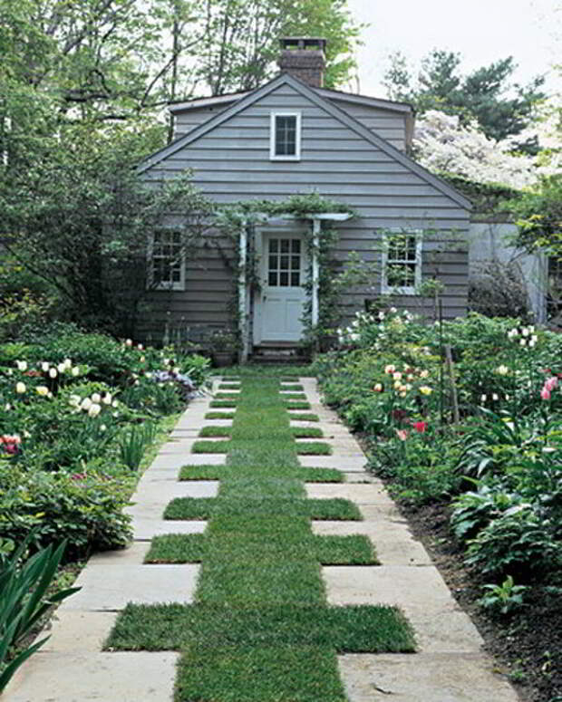 Замечательные идеи оформления входа в сад и дом