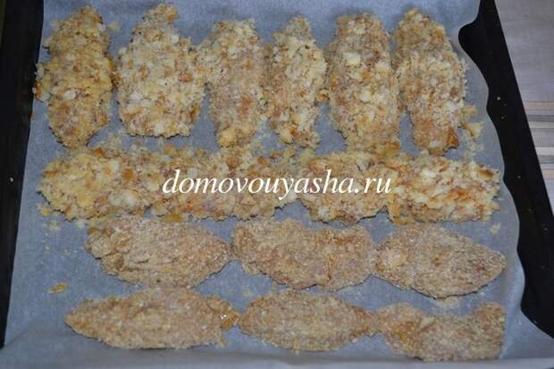 Куриные наггетсы из куриной грудки в духовке в домашних условиях