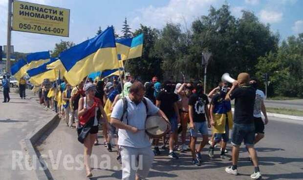 Харьков митингует: толпы фашистов против бесстрашных девушек, женщин и стариков (фото, видео) | Русская весна
