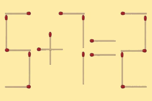 Головоломка со спичками за 18 секунд: попробуйте решить