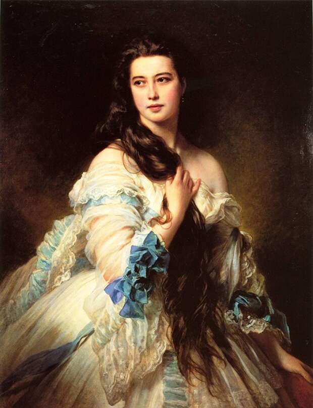 Варвара Римская-Корсакова. Парижском музее Орсе. Автор: Франц Ксавер Винтерхальтер. Варвара Римская-Корсакова. Парижском музее Орсе. Автор: Франц Ксавер Винтерхальтер.