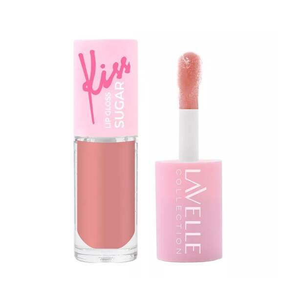 Глянцевый блеск для губ Sugar kiss lip gloss, оттенок 02 бежево-розовый, Lavelle Collection, 300 руб. («Рив Гош»)