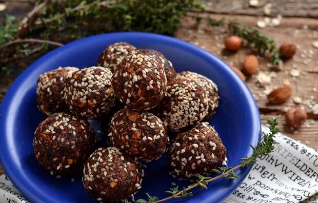 конфеты из кураги и орехов