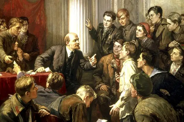 Никто и никогда не забудет имя − Ленин !