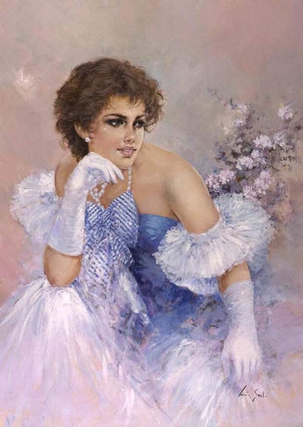 Lucia Sarto 1950 | Italian Romantic Impressionist painter