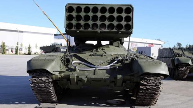 Российские войска РХБЗ получат усовершенствованную огнеметную систему "Солнцепек" Российские войска РХБЗ получат усовершенствованную огнеметную систему "Солнцепек"