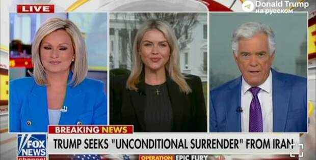 Ливитт о данных РФ для Ирана: Мы сосредоточены на уничтожении режима, а не на утечках  информации