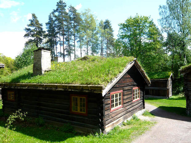 Вполне современный и жилой дом в Скандинавии