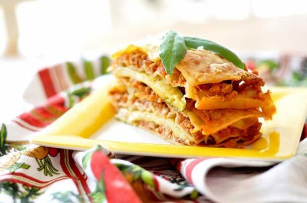 Лазанья Блюда итальянской кухни блюда Италии 