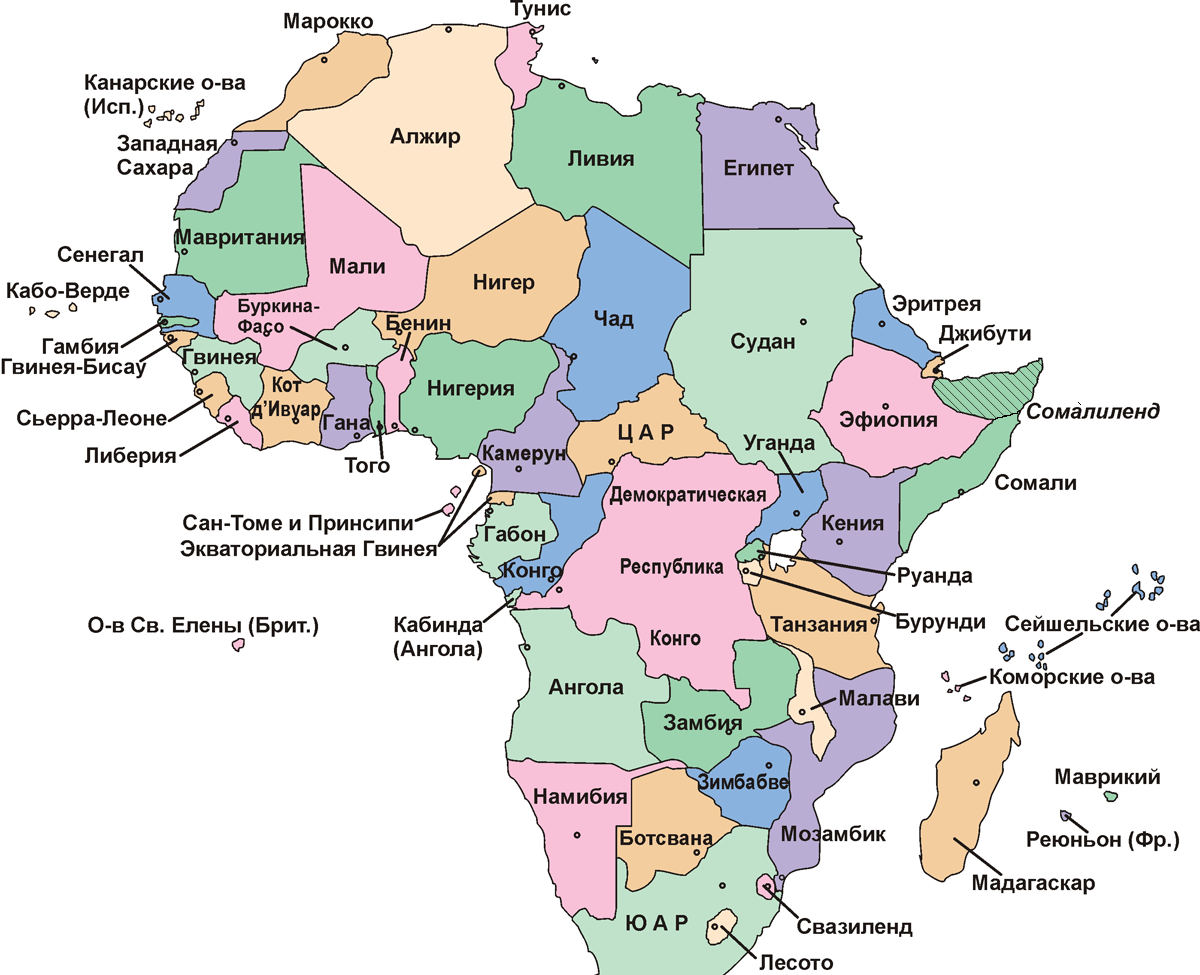 Какие города в африке. Африка страны и столицы список карта. Государства Африки и их столицы на карте. Страны Африки на карте на русском. Страны Африки список на карте.