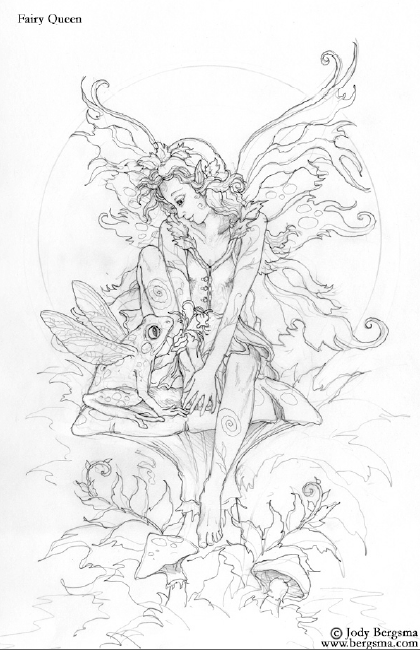 Enchanted Designs Fairy & Mermaid Blog: Free Fairy & Mermaid Coloring Pages by Jody Bergsma