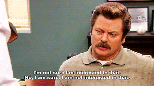 not interested
