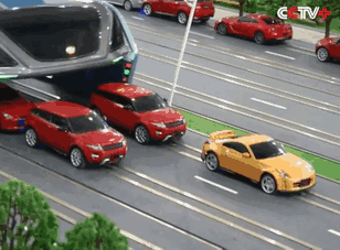 Китайцы разработали фантастический автобус, которому не страшны любые пробки!