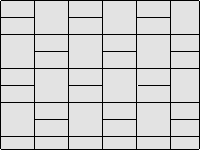 Раскладка разноформатной плитки - вариант 5