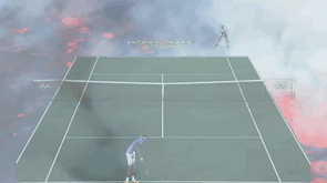 Tennis In A Volcano
